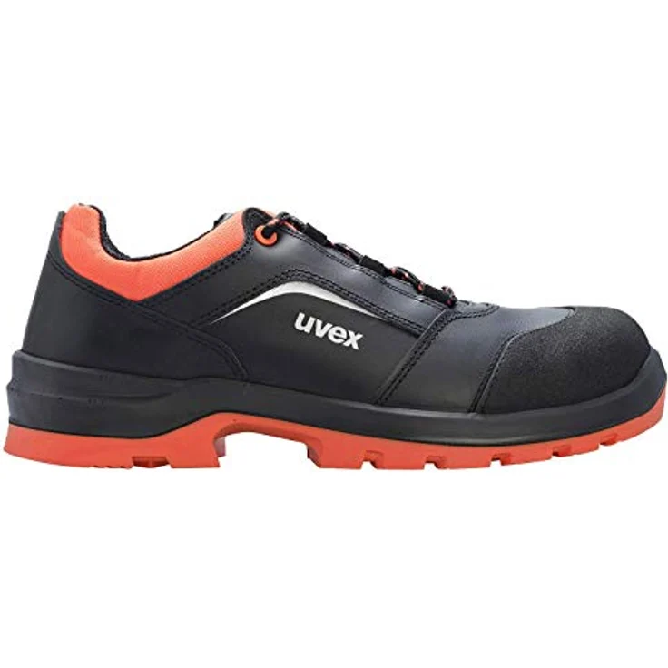 Uvex Safety 2 xenova Halbschuhe S3 95062, metallfreie Sicherheitsschuhe in schwarz/rot, Weite 11, Größe 49 – Bild 6