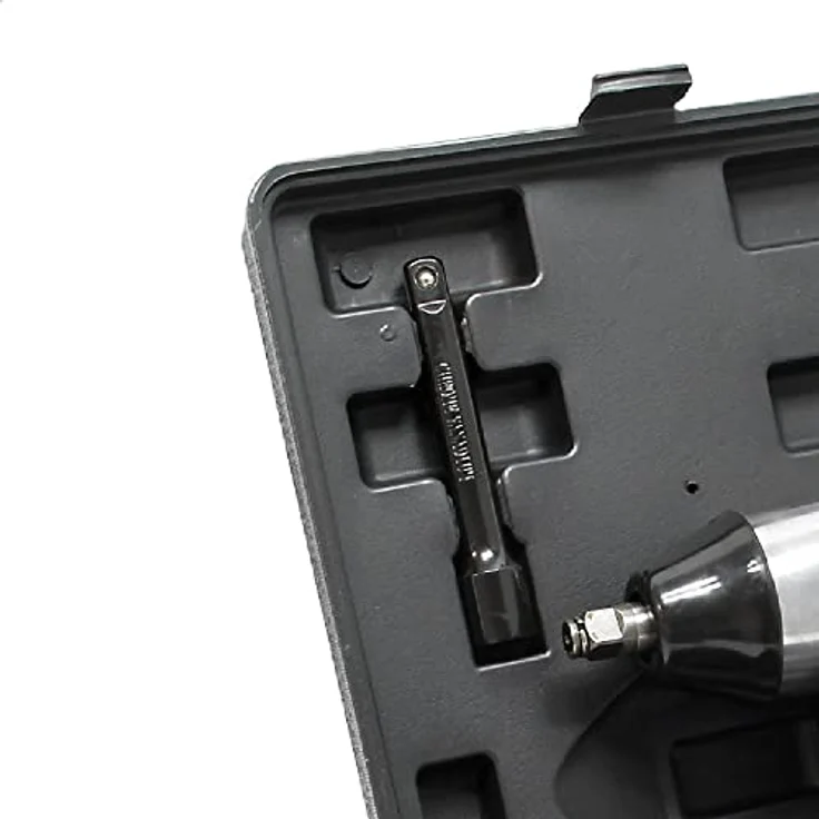 Wiltec Druckluft Schlagschrauber Set 17tlg 320Nm Luftdruck Schrauber ergonomischer Handgriff und vielseitiges Zubehör – Bild 4