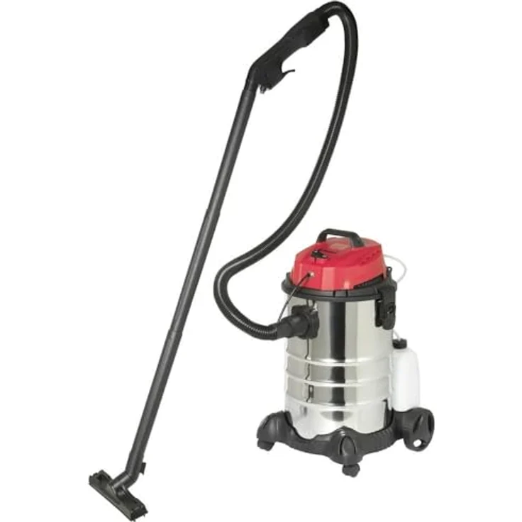 Toolcraft Industriestaubsauger, Nass- und Trockensauger mit waschbarem Staubbeutel, 5L Fassungsvermögen, blau – Bild 1