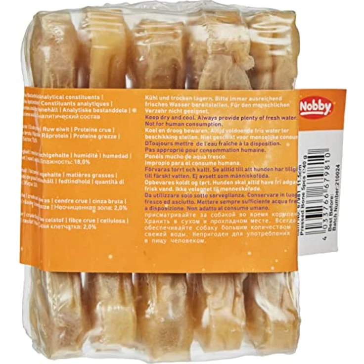 Nobby Kauknochen gepresst, 1 Packung (5 x 40 g), 11,5 cm – Bild 2