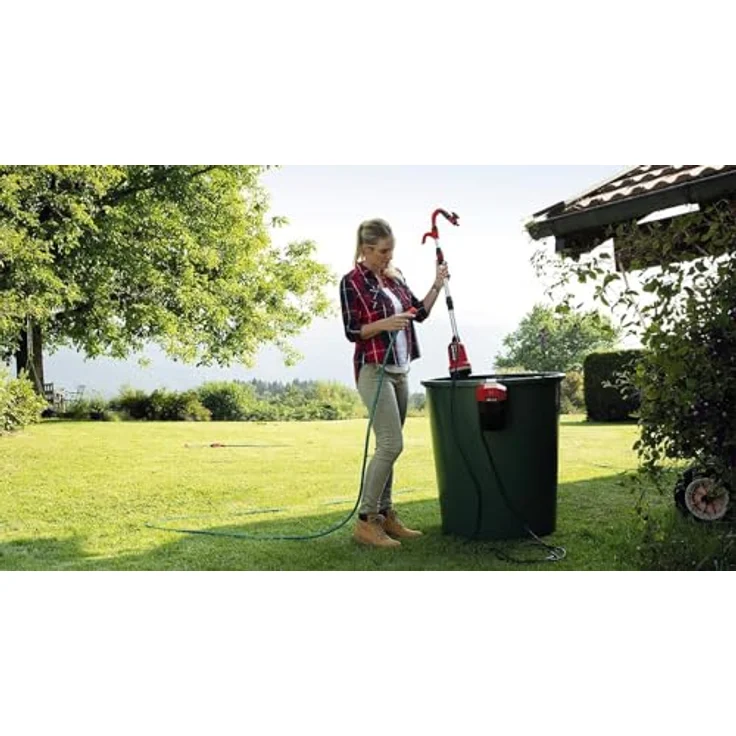 Einhell Akku-Klarwasserpumpe GE-PP 18 RB Li - ohne Akku ohne Ladegerät Klarwasserpumpe – Bild 4