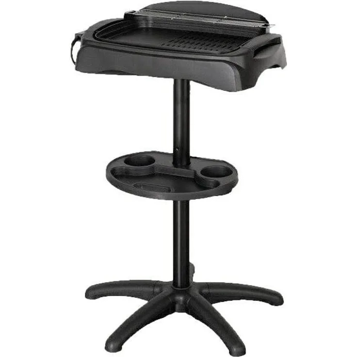 Master Elektrogrill MG406, Rechteckiger Grill 59 x 35 cm mit Aluminium-Heizplatte und Antihaftbeschichtung, 2 kW