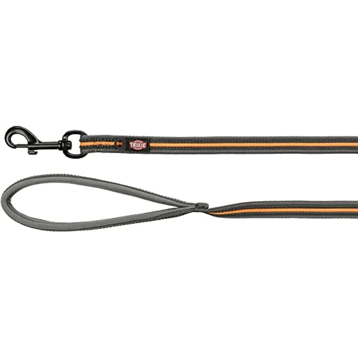Trixie Schleppleine Fusion, 15 m (M, XL, Hund, Allgemein), Halsband + Leine, Graphit – Bild 1