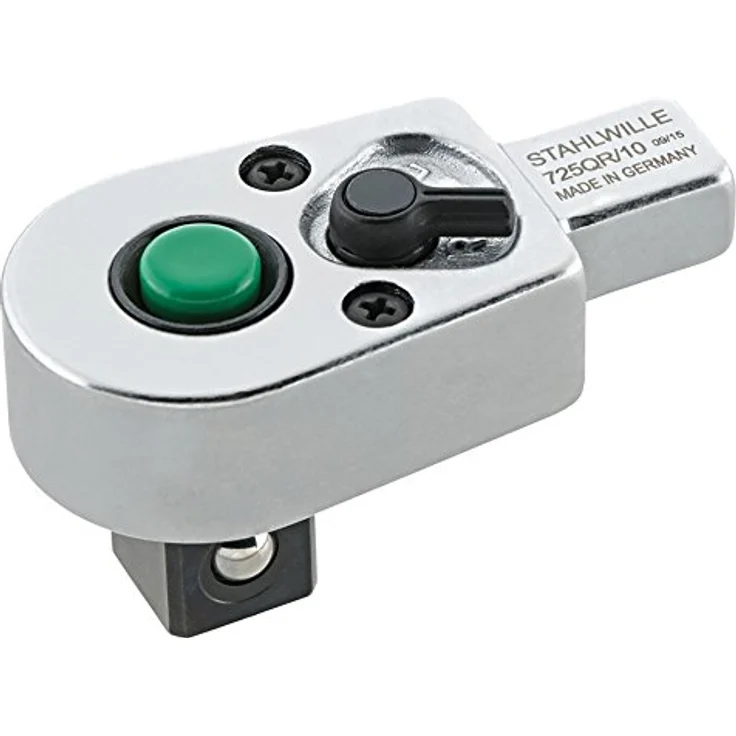 Stahlwille Drehmomentschlüssel Einsteck-Knarre QR 1/4", Schaftbreite 9 mm, Schaftlänge 12 mm – Bild 1