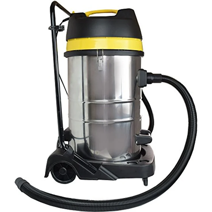 Syntrox Germany 3900 Watt 100 Liter Edelstahl Industriesauger Nass und Trockensauger – Bild 3