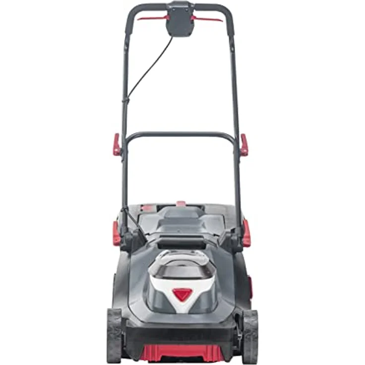 AL-KO Akku-Rasenmäher 38.2 Li Comfort, 38 cm Schnittbreite, Akkufach für bis zu 2 Akkus 18 V Li-Ion, für Rasenflächen bis 300 m², 6-fache zentrale Schnitthöhenverstellung, Schwarz-grau – Bild 4