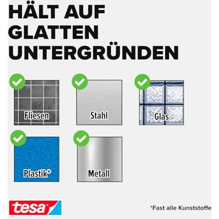 tesa doppelseitiges Montageband Powerbond SPIEGEL, 1,5m x 19mm – Bild 5