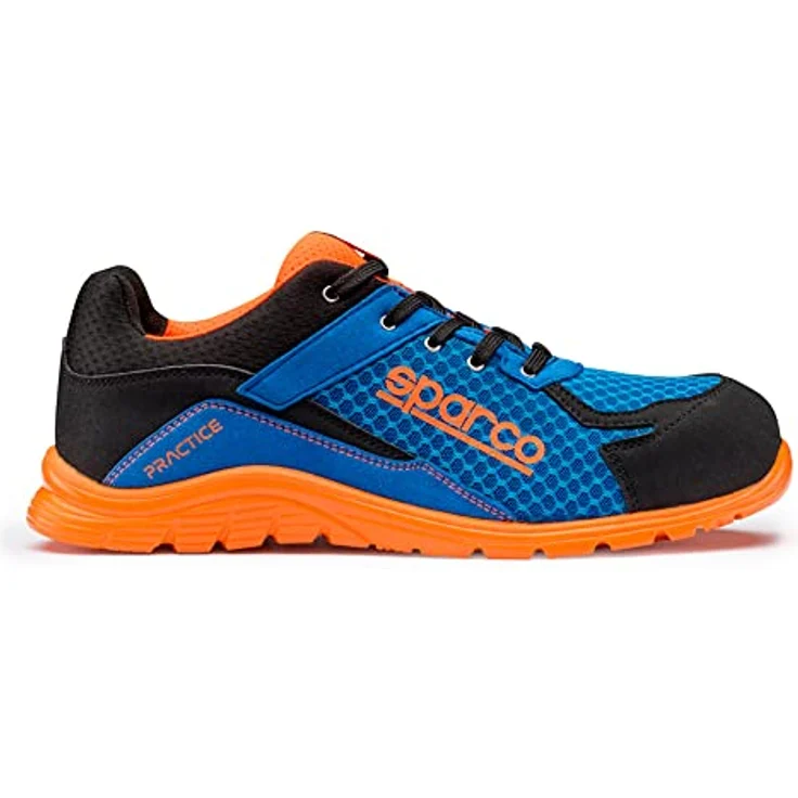 SPARCO Practice Blue Orange S1P Sicherheitsschuh EN ISO 20345 47 – Bild 2