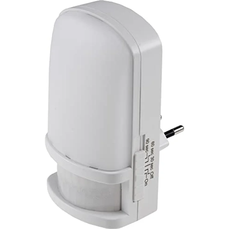 ChiliTec LED Nachtlicht Steckdose mit Bewegungsmelder - Energiesparend mit Zeit- und Moduseinstellungen, Warmweiß – Bild 3