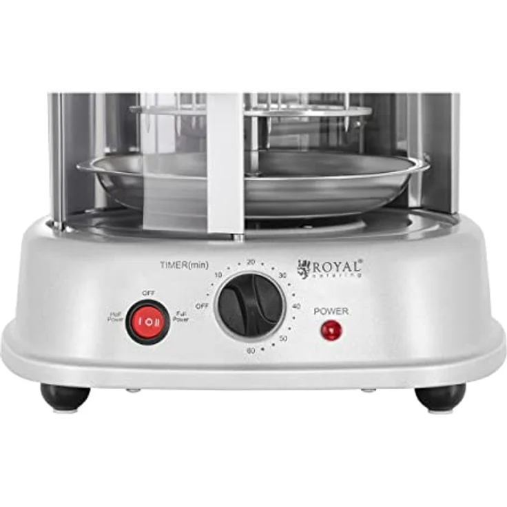 Royal VKB Catering Verticale Grill RCGV-1800, 4-in-1 Elektrogrill mit 1.800 W und 31 L Kapazität – Bild 5