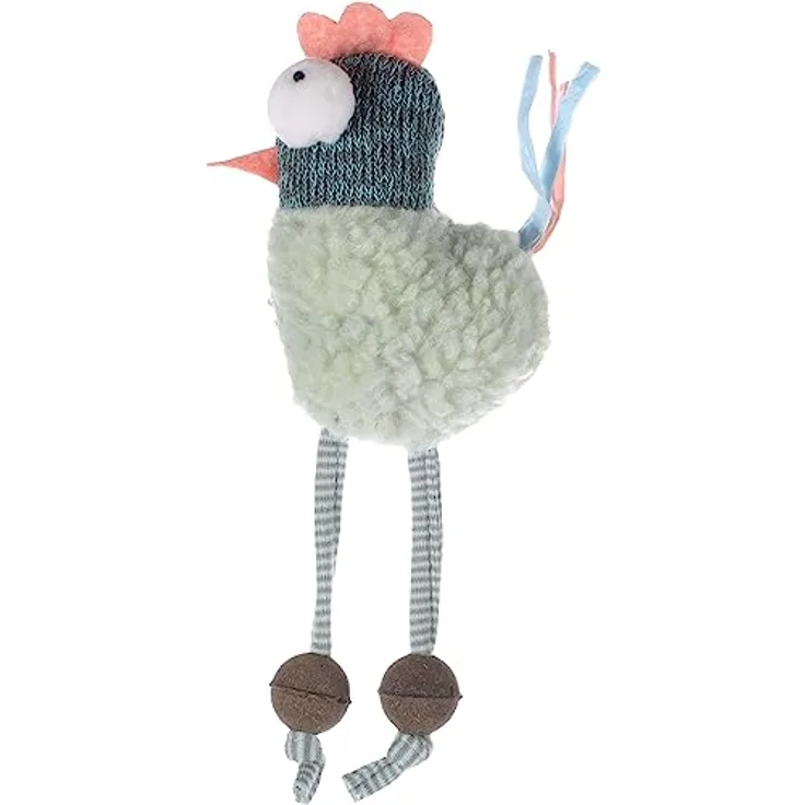 Flamingo QUINTY Huhn, Tierkuscheltier Katzenspielzeug, blau