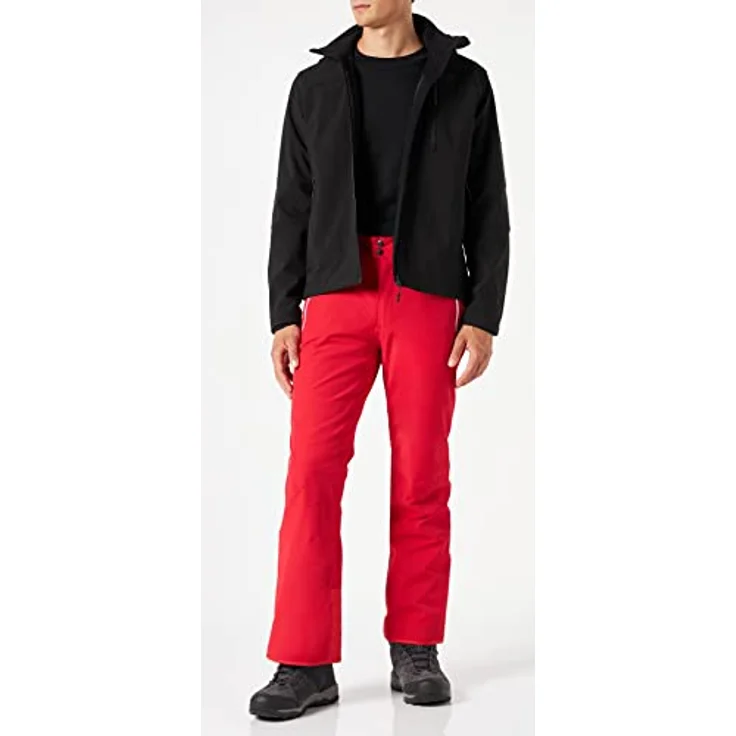 CMP Softshelljacke CMP Herren Softshelljacke mit Innenfleece Zip Hood, wind- und wasserdicht, atmungsaktiv, Schwarz – Bild 2