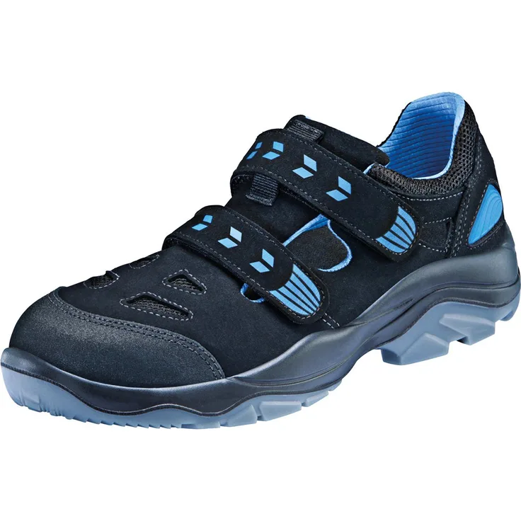 Atlas Schuhe TX 360 ESD Weite 10 Arbeitsschuh, Stahlkappe, antistatisch, schwarz/blau