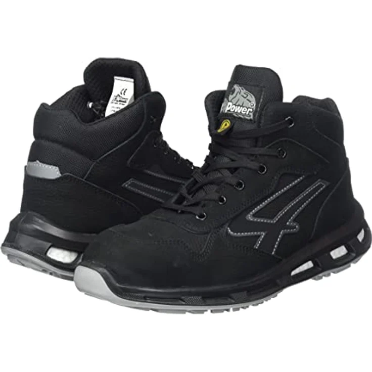 U-Power Lift Esd S3 Ci Src Sicherheitsschuh, Sicherheitshochschuh aus wasserabweisendem Leder mit atmungsaktiver Membrane, durchtrittsichere Zwischensohle und rutschhemmender PU/PU Sohle – Bild 8