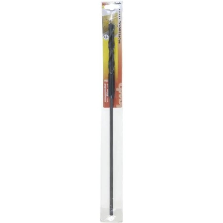 KWB HSS Schalungsbohrer ø 14 x 400 mm, reduziert Bruchgefahr, verbesserter Rundlauf, 118° Bohrspitze – Bild 2