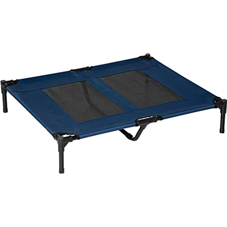 PawHut Hundeliege Schlafplatz Hundebett Katzenbett Blau 92 x 76 x 18 cm – Bild 1