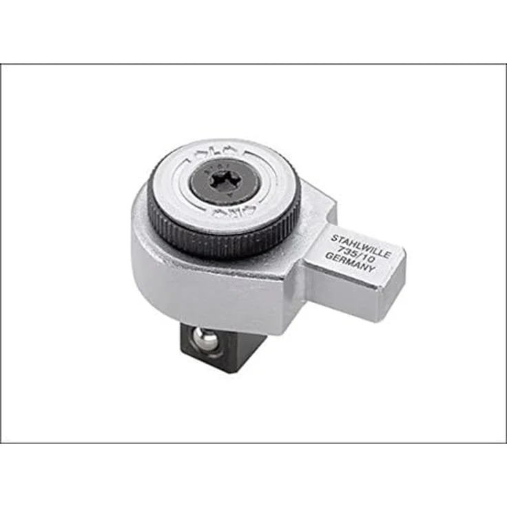 Stahlwille Drehmomentschlüssel 735/10, Einsteckknarre 1/2" (12.5 mm), belastbar bis 100 Nm, verchromt, Chrom-Alloy-Stahl – Bild 3