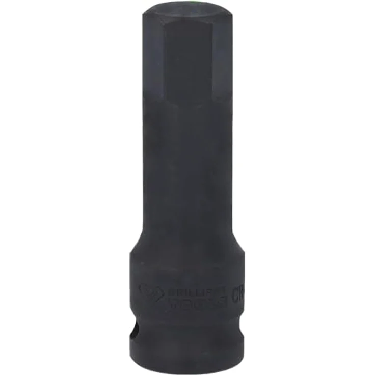 Brilliant Tools Innensechskant Kraft-Bit-Stecknuss 1/2", 17 mm, Chrom-Molybdän-Stahl, phosphatiert, für Schlagschrauber und Knarrenbetrieb – Bild 4