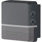 Theben 1010101 TECTA D180 AN, Bewegungsmelder (PIR) für Wandmontage im Außenbereich, 180° Erfassungsbereich, 14 m Reichweite, permanente Lichtmessung, Unterkriechschutz, voreingestellt, anthrazit