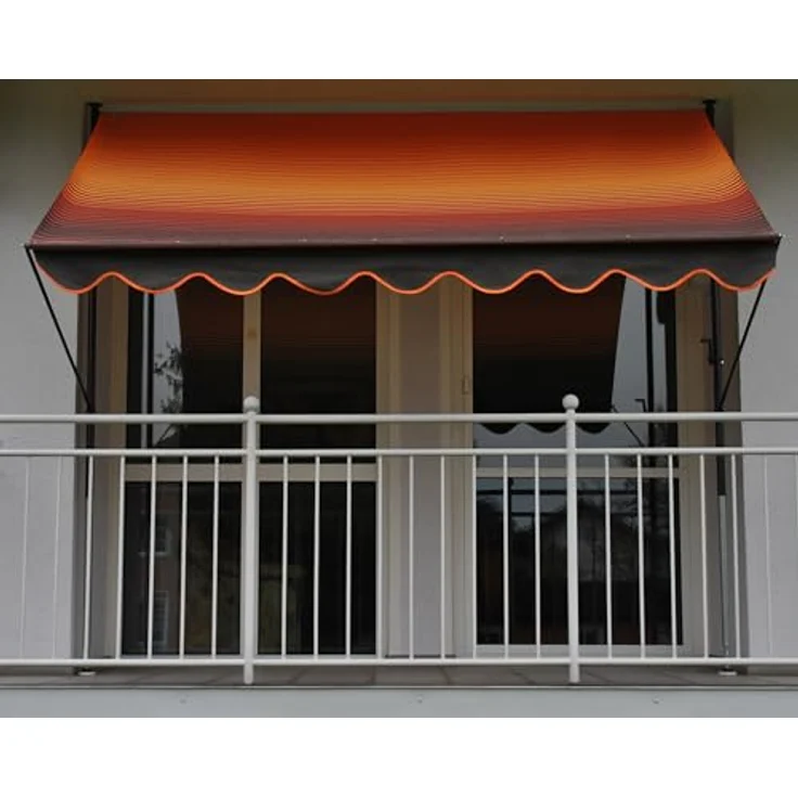 Angerer Exklusiv Klemmmarkise, orange, 250 cm – Bild 10