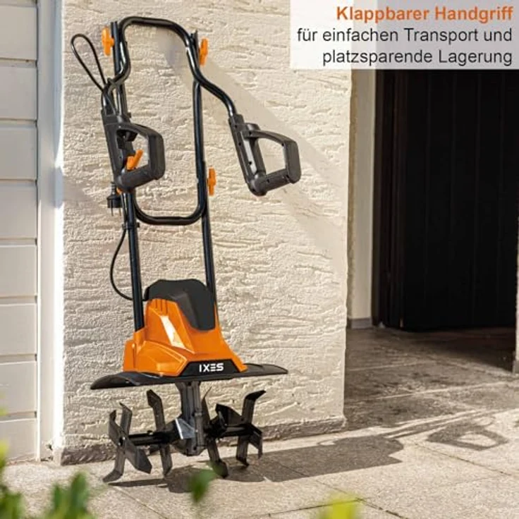 Scheppach Elektromotorhacke IXES Elektro-Motorhacke Gartenfräse IX-EH38, 360mm Arbeitsbreite, 36 cm Schnittbreite, Zusammenklappbar für einfachen Transport und Lagerung – Bild 6