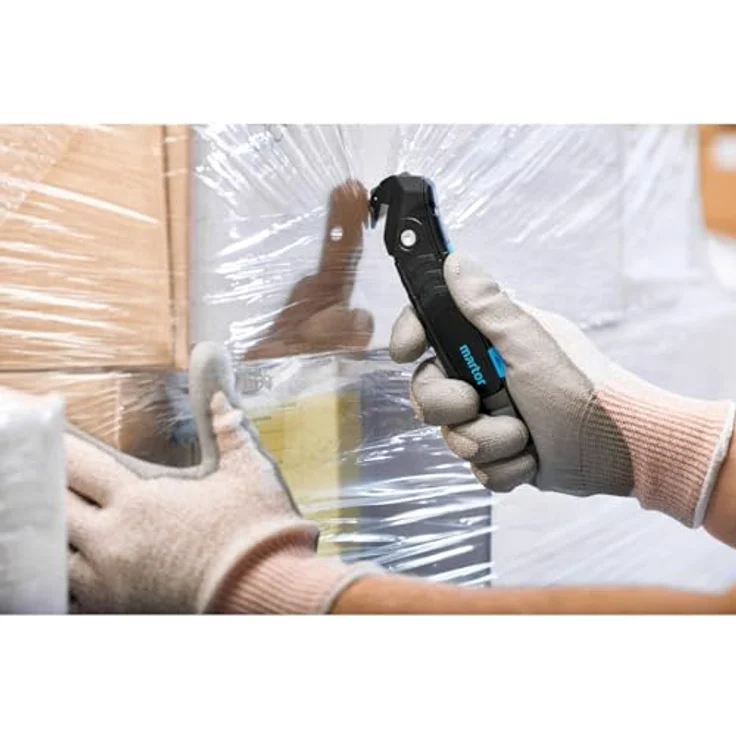 Martor SECUMAX 350 Sicherheitsmesser, ergonomisches Cuttermesser mit Soft-Grip, verdeckter Klinge und robustem Klingenkopf – Bild 23