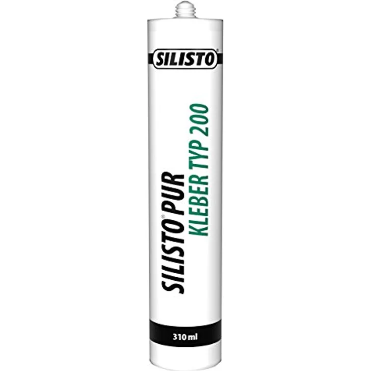 SILISTO Konstruktionskleber PUR-Kleber Typ 200, Holzkleber auf PU-Basis, Montagekleber für Beton, Holz, Metall & Fliesen, braun, 310 ml – Bild 1