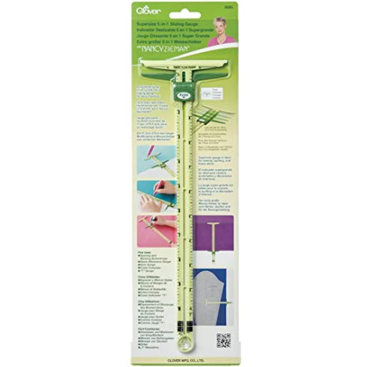 Clover 5-in-1-Schiebelehre 5-in-1 Sliding Gauge: Supersize, Kunststoff, Sortiert – Bild 1