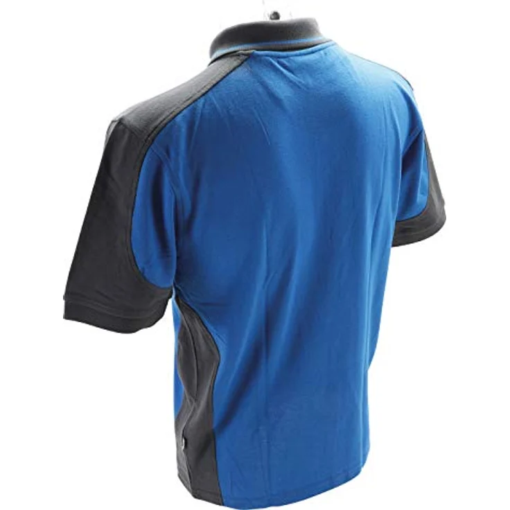 BGS Polo-Shirt 90036, Comfort Fit, pflegeleicht, für Industriewäsche, waschbar bei 60 °C, zweifarbig, Größe XXL – Bild 4