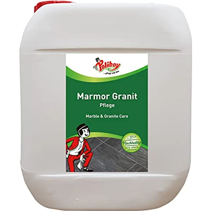 Poliboy - Marmor Granit Pflege - Politur - Versieglung - zur Pflege und Schutz - Bodenreinigung - Einzeln - 5 Liter - Made in Germany