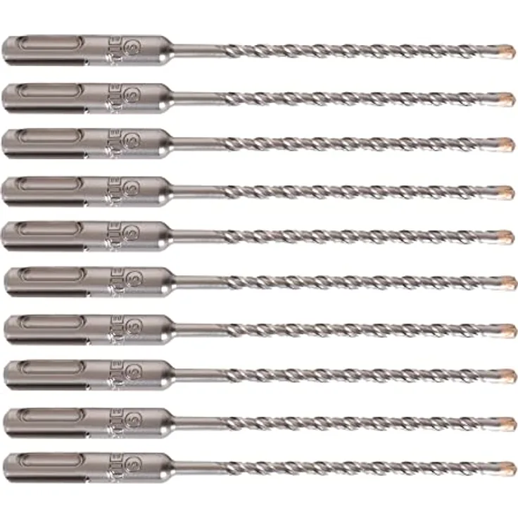 STIER SDS-plus Hammerbohrer Premium 5 x 110 x 160 mm 10 Stk, Optimal für Beton und Mauerwerk, 10-teilige Box, STIER (mehrfarbig)
