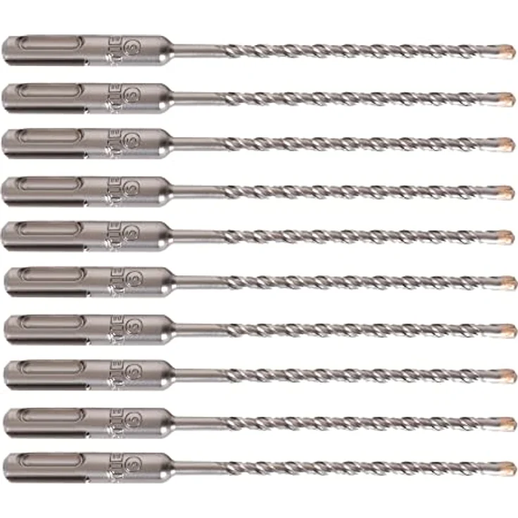 STIER SDS-plus Hammerbohrer Premium 5 x 110 x 160 mm 10 Stk, Optimal für Beton und Mauerwerk, 10-teilige Box, STIER (mehrfarbig) – Bild 1