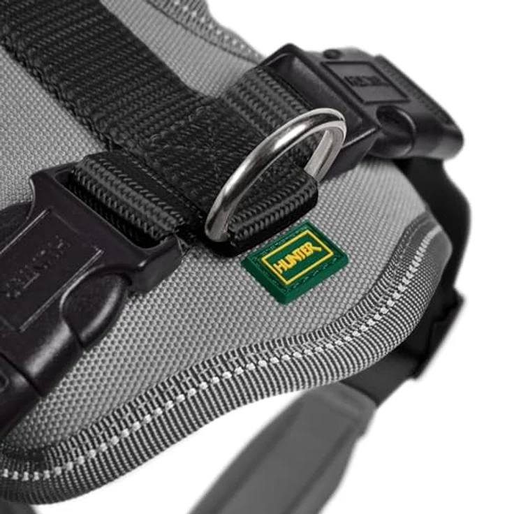 Hunter Hunde-Geschirr Neopren schwarz-grau M 1 – Bild 2