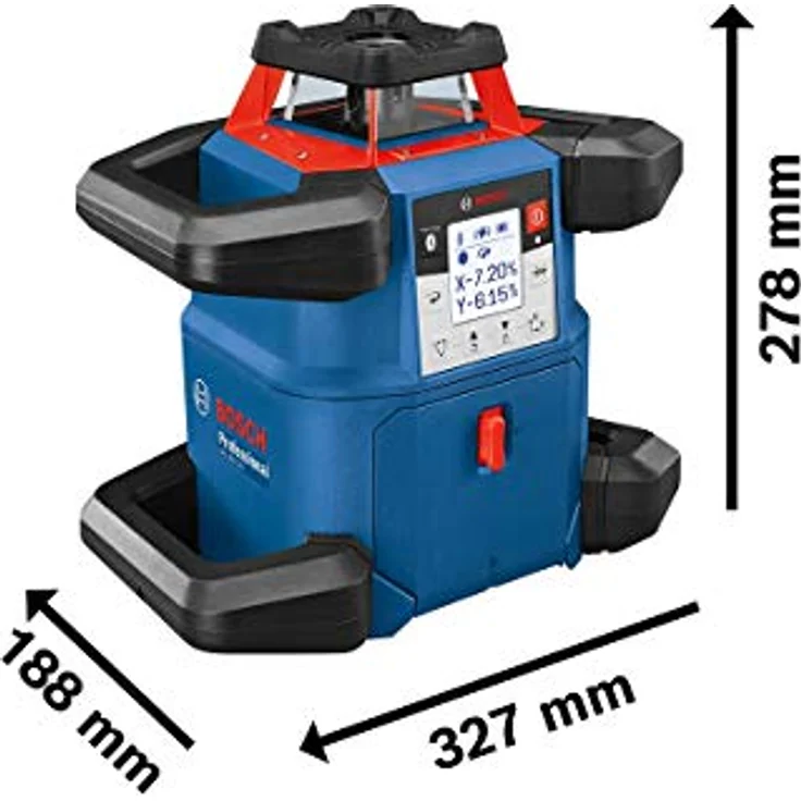 Bosch Professional 18V System Rotationslaser GRL 600 CHV (1x Akku 18 V, 4,0 Ah + ladegerät, mit App-Funktion, max. Arbeitsbereich: 600 m, in Handwerkerkoffer) – Bild 8