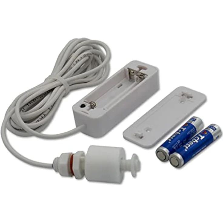 SCHABUS WWD 150 Wireless Water Detector, Batteriebetriebener Wasserstand-Melder mit Smart-App, 2,4 GHz WLAN, Minischwimmerschalter, Erkennung ab 4 cm, ideal für Keller und Technikräume – Bild 3