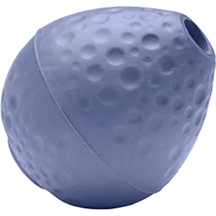 RUFFWEAR Hundespielzeug, interaktives Wurf-/Fang-/Apportierspiel aus Naturkautschuk, hüpfender eiförmiger Ball für drinnen und draußen, Langeweilebrecher, kausicher, Heliotrope Purple