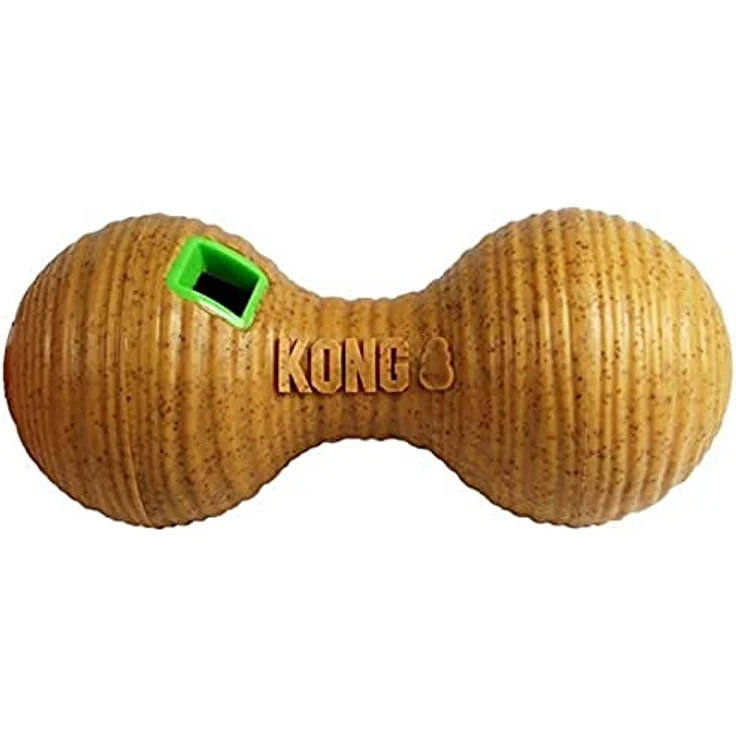 KONG Bambus-Futterball Dumbell – Bild 1