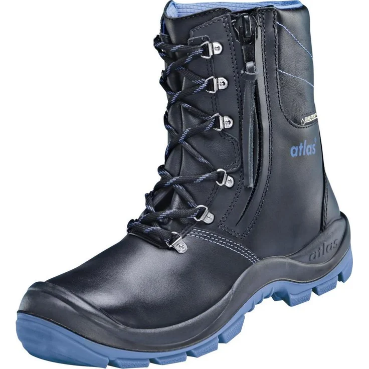 Atlas GTX 945 XP Thermo, Sicherheits-Winterstiefel S3, Weite 10, Größe 37, schwarz/blau – Bild 1
