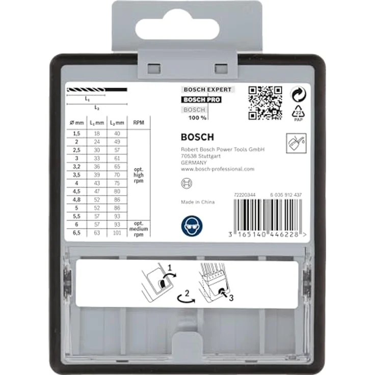Bosch Professional 13tlg. Metallbohrer-Set HSS-G geschliffen Robust Line – Bild 4