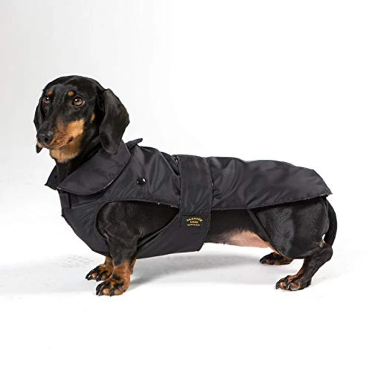 Fashion Dog Hundemantel speziell für Dackel - Schwarz - 43 – Bild 1