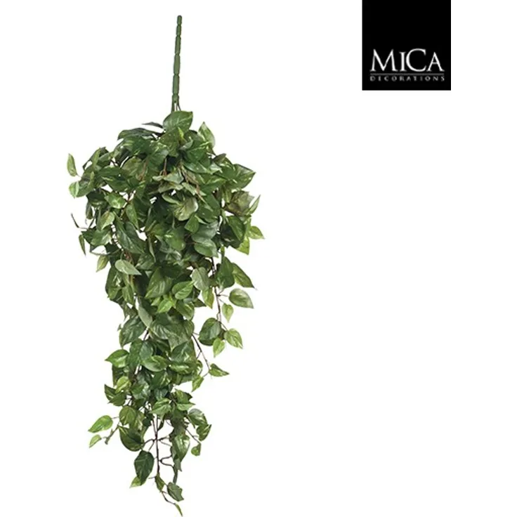 Mica Kunstpflanze Scindapsus hängend grün, 80 cm