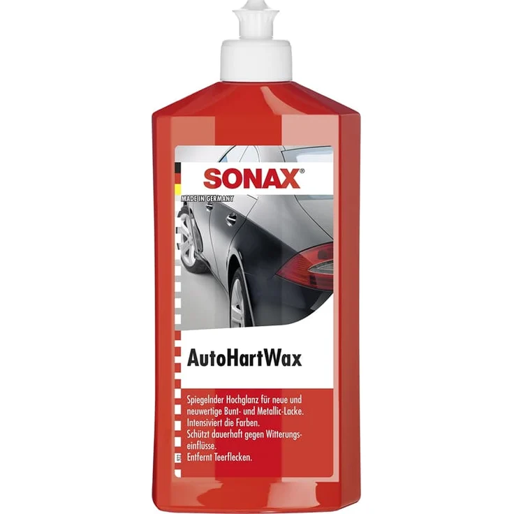 Sonax Auto Hart Wax 500ml KFZ Lack Pflege Carnauba Wachs entfernt Teerflecken – Bild 1