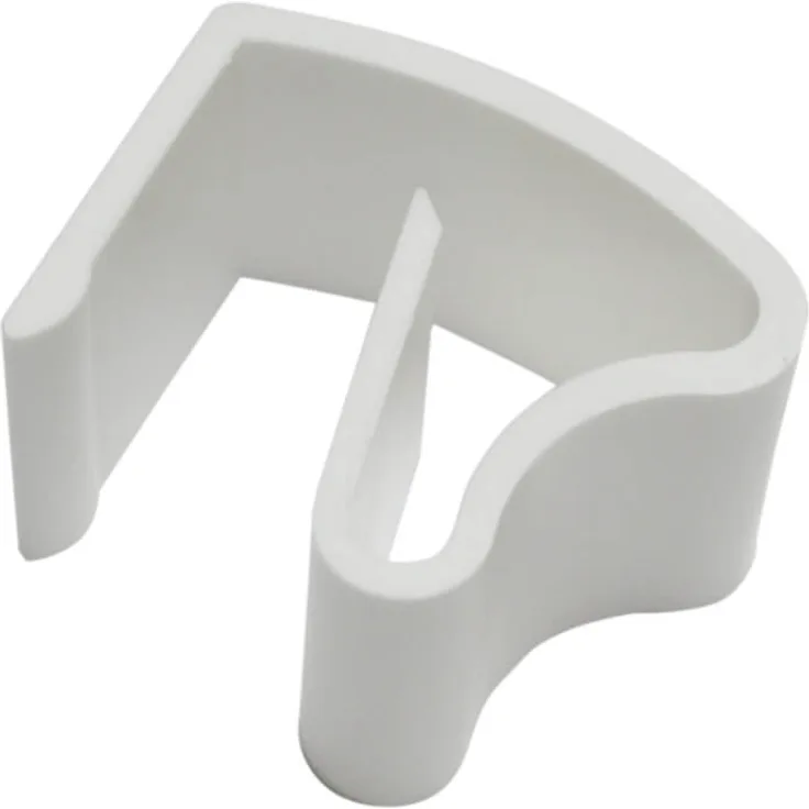 Gardinia Klemmhalter Kunststoff für Alu-Jalousien 25 x 25 mm, weiß 2er-Set - Gardinia