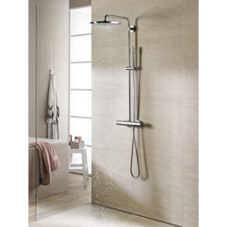 Grohe Sena Stick 28034000, Duschbrause mit 1 Strahlart und StarLight-Oberfläche, chrom – Bild 4