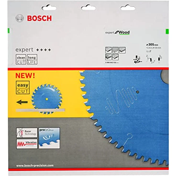 Bosch 2608642531 Kreissägeblatt Expert for Wood 305 x 30 x 2.4 mm, 72 – Bild 2