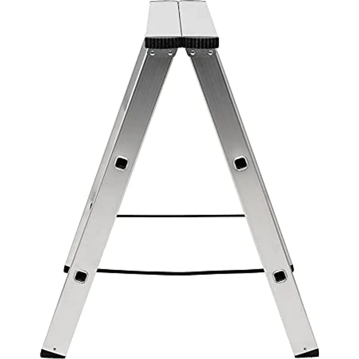 STIER Aluminiumbock 150kg, 75 cm breit, 80 cm hoch, klappbar, verzinkte Scharniere, inklusive Nylongurte zur Absicherung – Bild 3