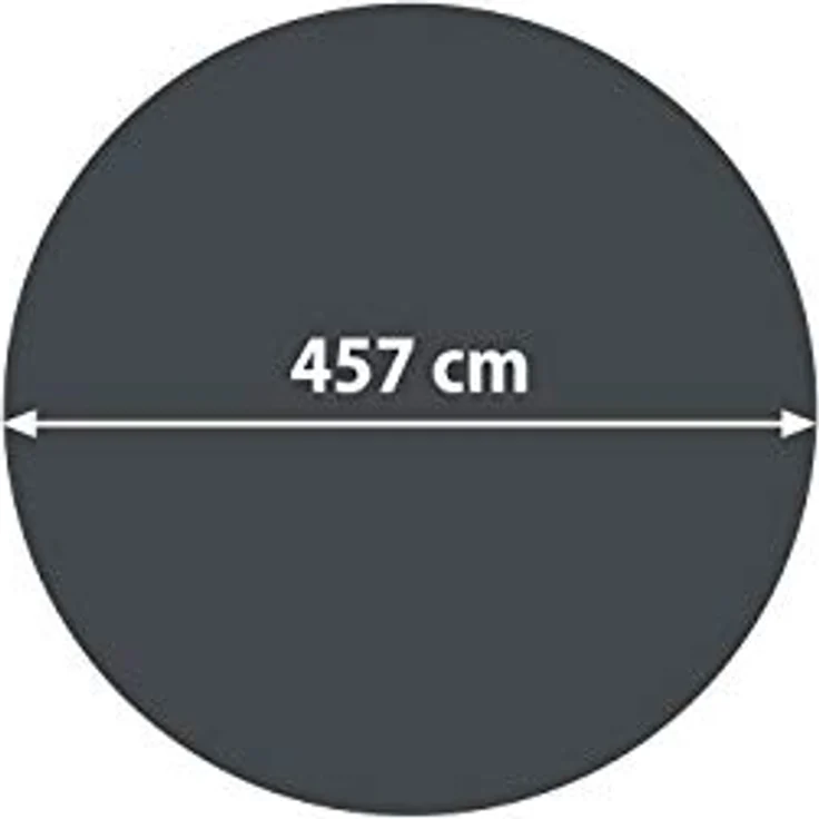 Mendler Pool-Abdeckung Wärmeplane Abdeckplane Solarplane Solarabdeckung, Stärke: 400 µm rund 4,57m schwarz – Bild 4