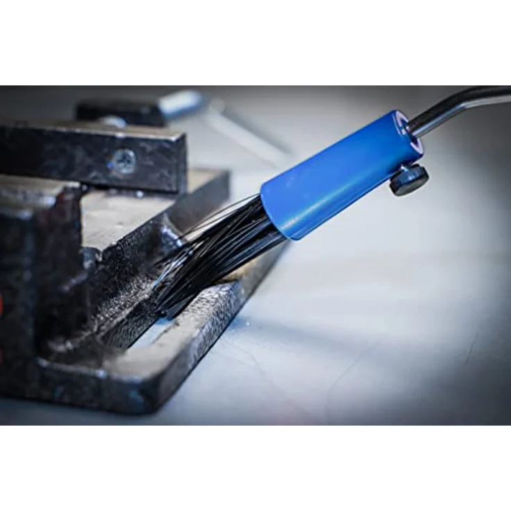 BGS TECHNIC Druckluft-Ausblaspistole mit Pinsel, für tiefgehende Reinigung und Entstaubung, 310 mm, max. 8,3 bar – Bild 2