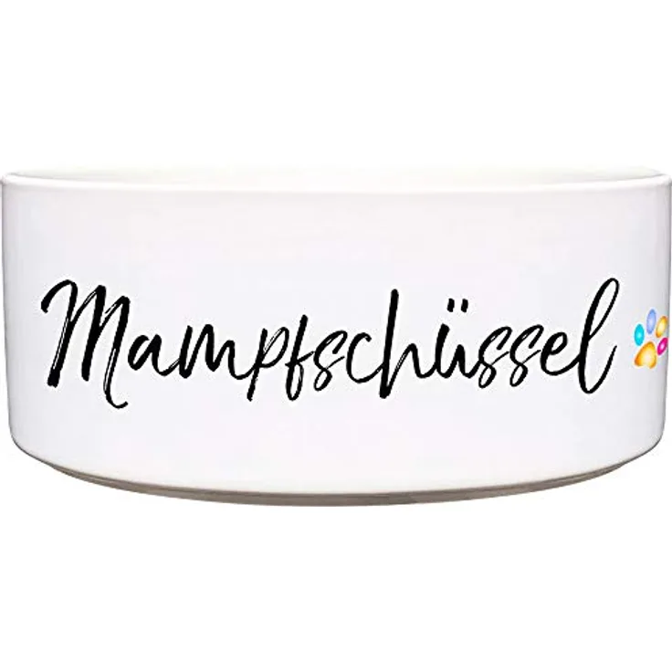 Cadouri Keramik Hundenapf » Mampfschüssel « Futternapf Wassernapf - 1.300 ml