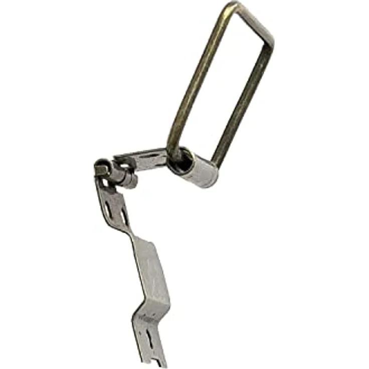 HMF Möbelbeschlag Vintage Deko Scharnier klein, 2er Set aus bronzefarbenem Metall, 22 x 57 mm mit Feststellmechanismus – Bild 4